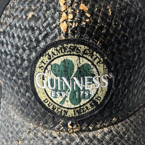 Guinness Official 1759 Merchandise Hat Cap Straw Cotton - Picture 2 of 8